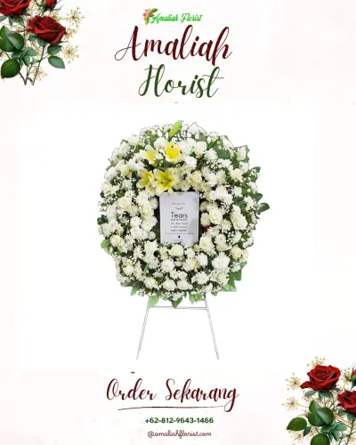 Krans Bunga Duka Cita di Sekargadung