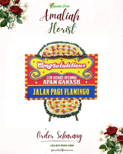 Bunga Papan Congratulation di Sekargadung